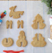 Forme 3D pentru prăjituri de Crăciun 4 buc